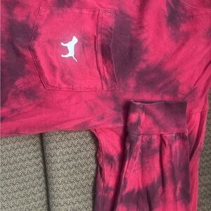Victoria's Secret Pink Long Sleeve Tee - Red